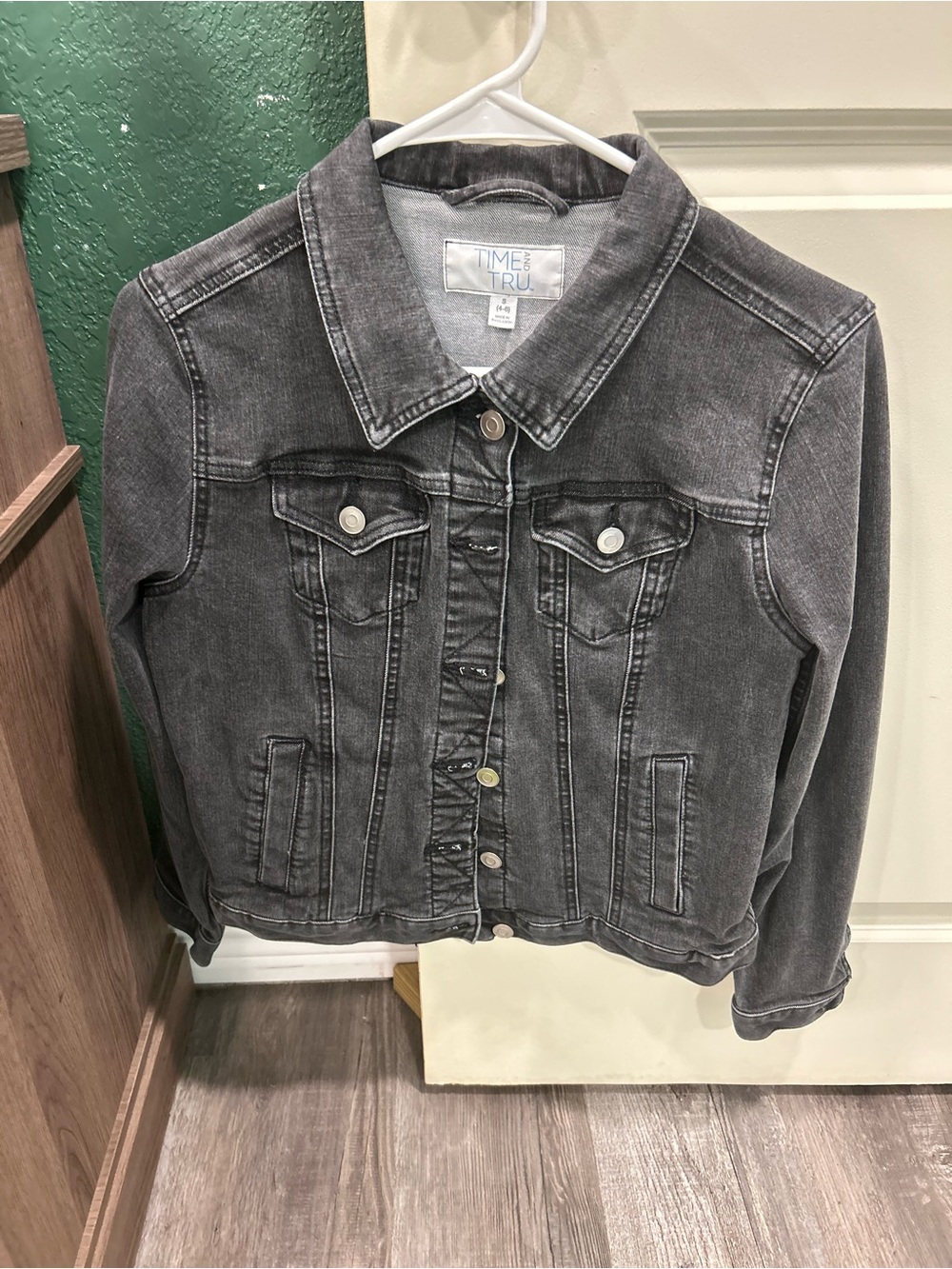 Kids' Charcoal Denim Jacket